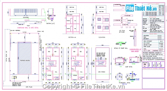 cad nhà,File cad thiết kế,kế hoạch Nhà